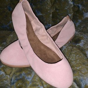 TOMS pink ballerina flats size 11